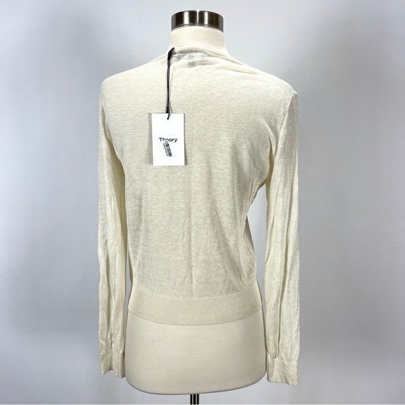 Theory Diamond Argyle linen sweater - Picture 4 of 5